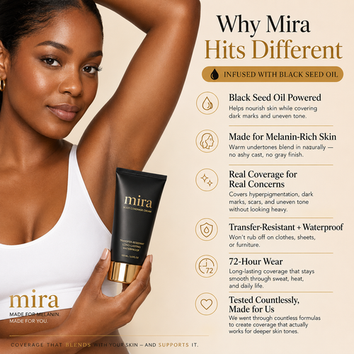 Mira ™ Black Seed Oil Body Coverage Perfector